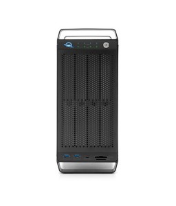 OWC ThunderBay Flex, flexible 8-bay Storage/Dock/PCIe Enclosure with 2x TB3 Ports Feat. SoftRAID XT + TB3 cable
