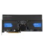 Sonnettech Fusion Dual U.2 SSD PCIe Card - SSD not included