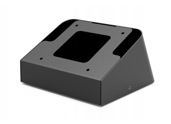 Maclocks Compulocks AV Capsule stand - secure tablet kiosk with a 30-degree viewing angle