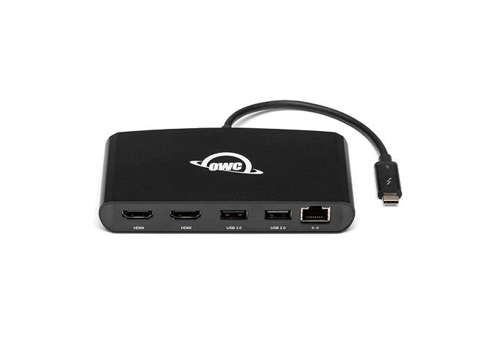 OWC Thunderbolt 3 mini Dock - HDMI 2.0 / Gigabit Ethernet / USB 2 / USB 3