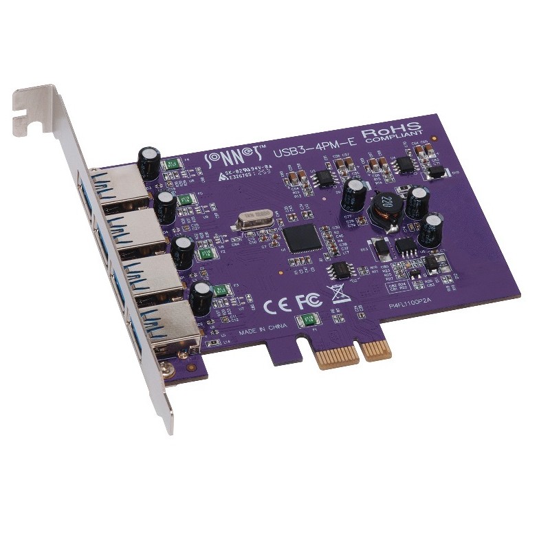 Sonnettech Allegro USB-A 3.2 Gen 1 PCIe Card (4 ports)