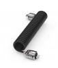 Maclocks Compulocks Dual Head Coiled Cable Keyed Lock - Black