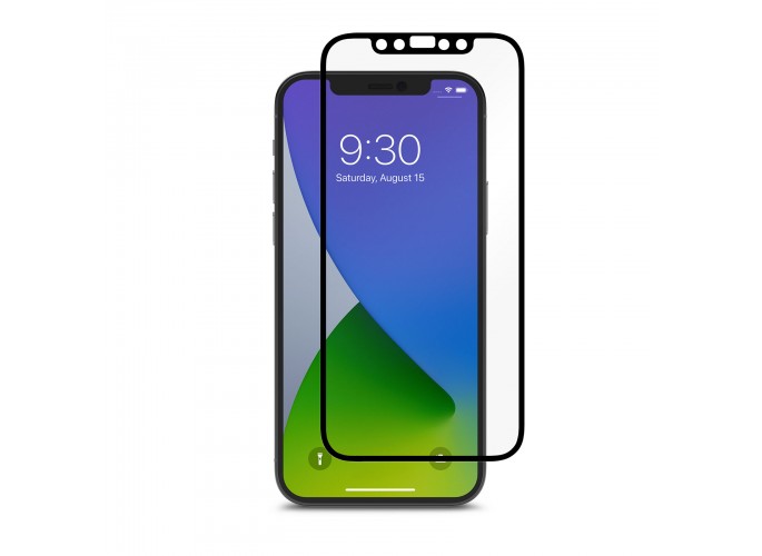 Moshi iVisor AG Anti-glare Screen Protector for iPhone 12/12 Pro (Clear/Matte) - Black