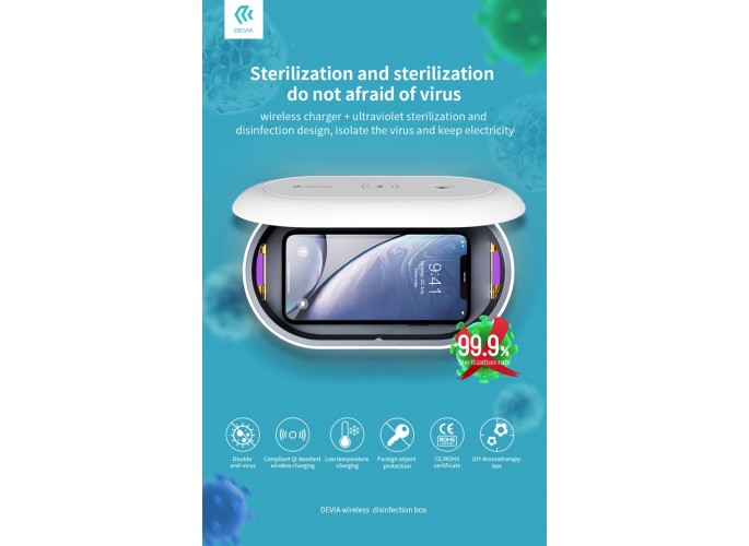 Devia *NEW* Caricatore wireless + Box sterilizzazione UV