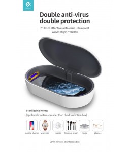 Devia *NEW* Caricatore wireless + Box sterilizzazione UV