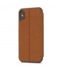 Moshi SenseCover for iPhone XS/X - hardshell case/touch-sensitive cover - Caramel Brown