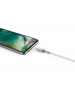 Cygnett Armoured Lightning to USB-C Cable 2M - White