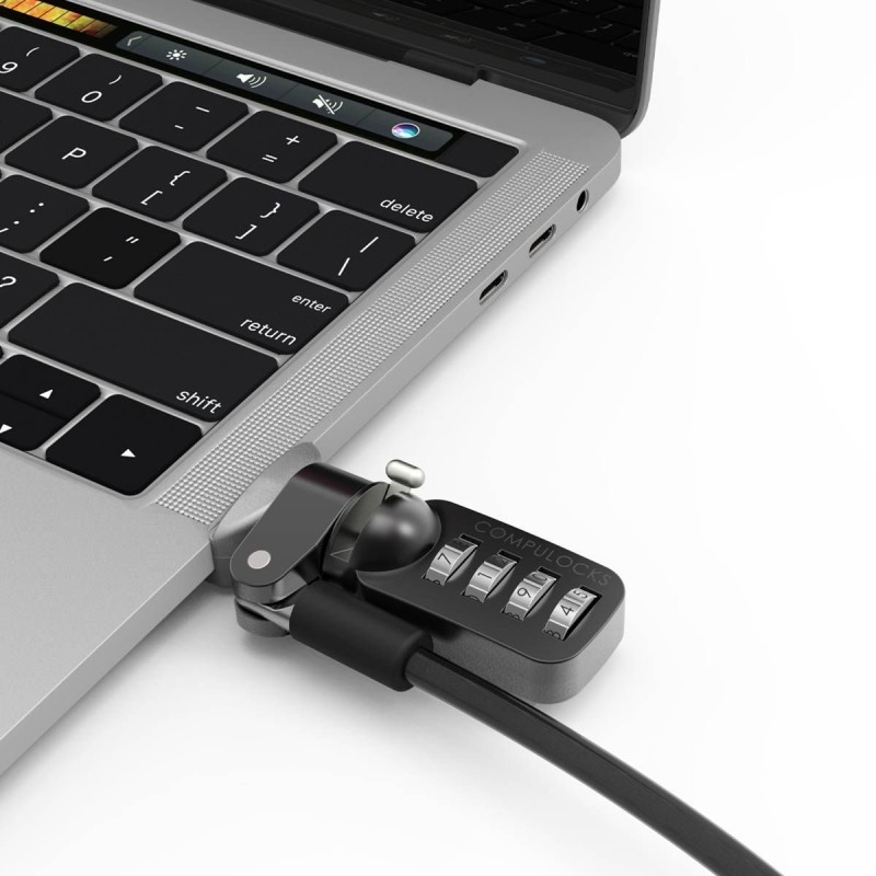 Maclocks Compulocks Ledge MacBook Pro TB adaptador de candado con candado de combinación