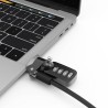 Maclocks Compulocks Ledge MacBook Pro TB adaptador de candado con candado de combinación