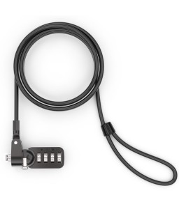 Maclocks Compulocks Blade Universal Cable Lock Adapter with Combination Lock - Silver