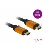 Delock High Speed HDMI Cable 48 Gbps 8K 60 Hz 1.5 m