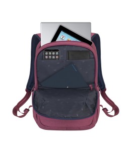 Rivacase red Laptop backpack 15.6"