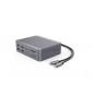 LMP USB-C SuperDock 4K 15 Port & Dual 4K@60 Hz, Slot T-Bar, 2x HDMI, Mini-DP, DP, Gigabit, 2x USB-A 3.0 , USB-A 3.1 Gen2, 2x USB-C 3.1 Gen2, 2x USB 2.0, 3.5mm Audio, SD 4.0,, 87W PD, 130W DC