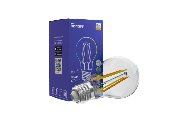 Sonoff B02-F-A60 - Wi-Fi Smart LED Filament Bulb (Cyan)