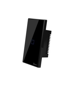 Sonoff T3US1C - 1-gang Wi-Fi Smart Wall Switch US - Black