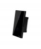 Sonoff T3US2C - 2-gang Wi-Fi Smart Wall Switch US - Black