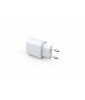 LMP Dual Port Power Adapter 18W, USB-A & USB-C, QC 3.0 & PD (max. 18W) - white