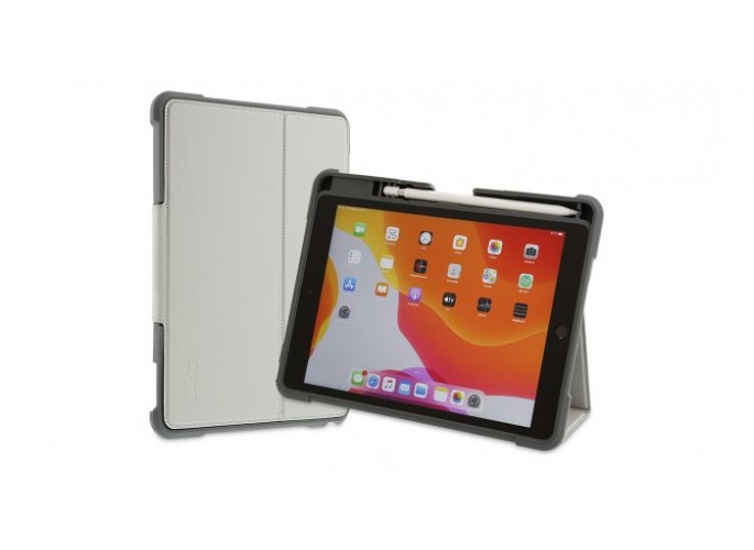 LMP ArmorCase for iPad 10.2" (2021/2020/2019), anti-impact cover with magnetic closure and Pencil compartment - gray