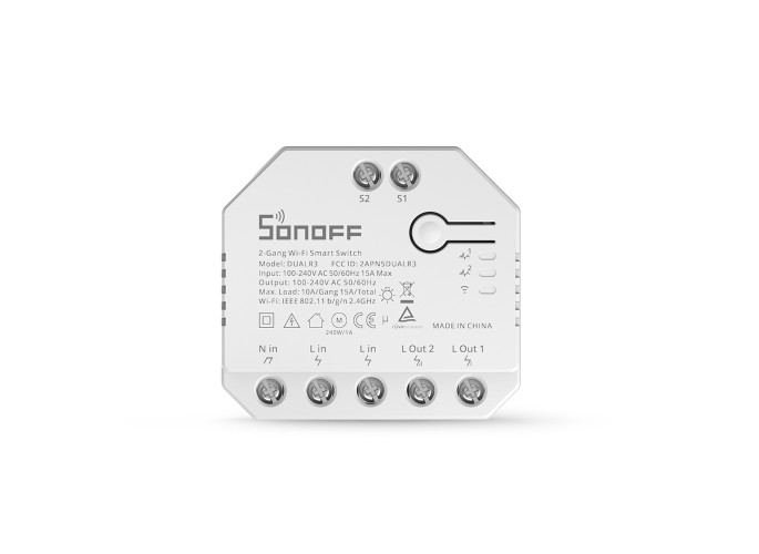 Sonoff DUALR3 - Dual Relay Two Way Power Metering Smart Switch