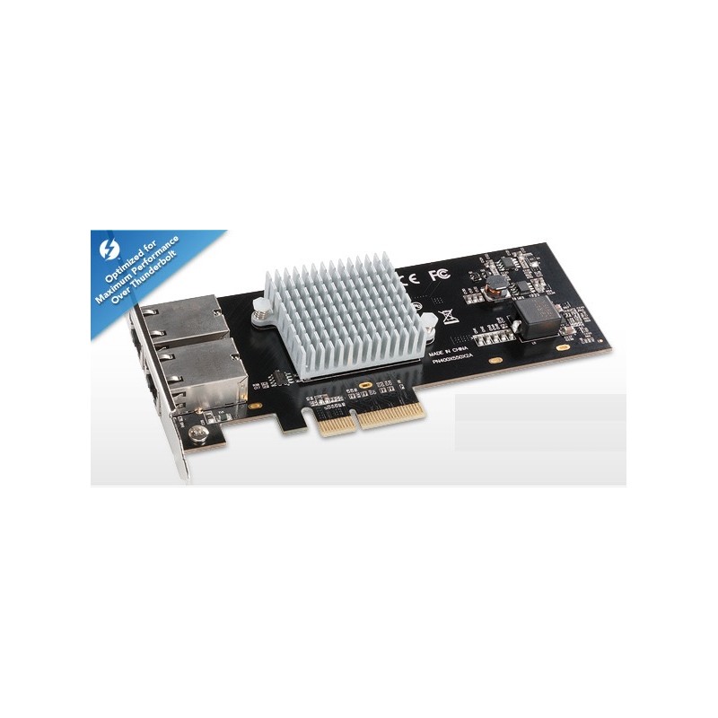 Sonnettech Presto 10GBASE-T Ethernet 2-Port PCIe Card [Thunderbolt compatible] *New