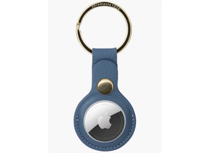dbramante1928 Copenhagen - AirTag Key Ring - Um Blue/Gold