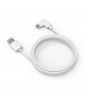 Maclocks Compulocks 6ft 2.0 USB-A to 90-Degree USB-C Cable - White