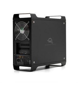 OWC 64.0TB ThunderBay Flex, flexible 8-bay Storage/Dock/PCIe Enclosure with 2x TB3 Ports Featuring SoftRAID XT. TB 3 cable incl.