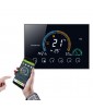 Renov8 Smart Wi-Fi Thermostat with color LCD for gas boiler with dry contact - compatible 86x86 and round 60mm box