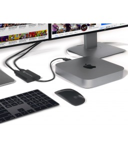 Sonnettech DisplayLink Dual 4K 60Hz HDMI Adapter for M1/M2/M3 Thunderbolt Macs