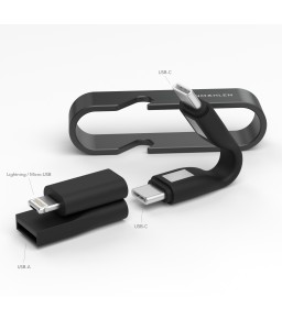 Vonmählen High Six - The 6in1 Charging Cable - All Black