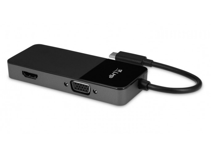 LMP USB-C Dual Adapter - HDMI & VGA - Black