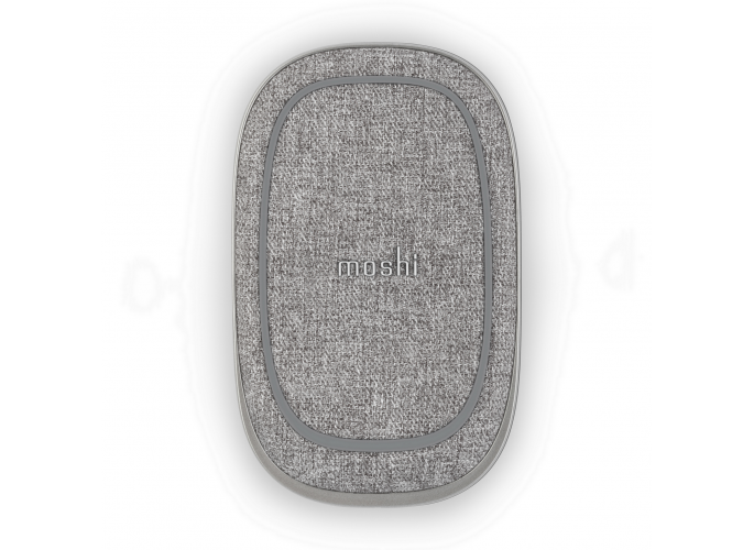 Moshi Porto Q 5K Portable Battery with Built-in Wireless Charger - Nordic Gray