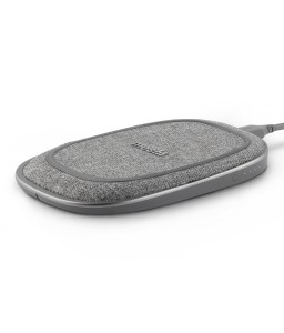 Moshi Porto Q 5K Portable Battery with Built-in Wireless Charger - Nordic Gray