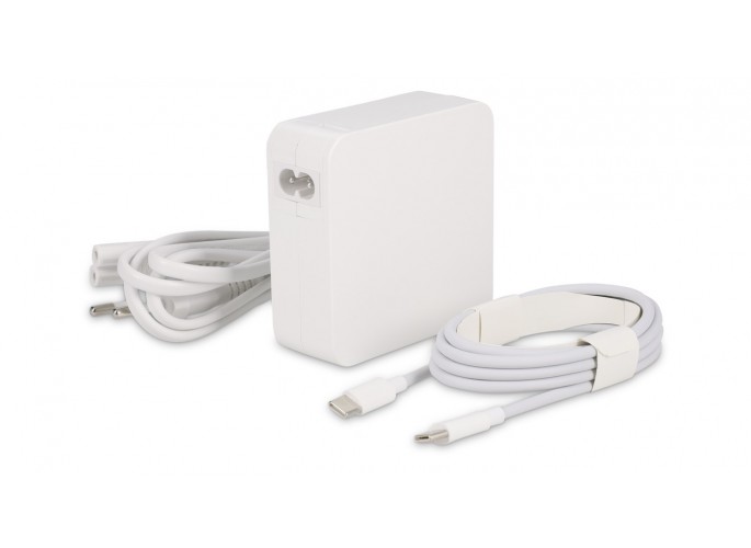 LMP USB-C Power Adapter 96W / 87W for USB-C MacBook Air / Pro (USB-C cable lncluded) - White