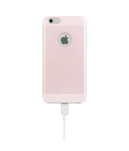 Moshi iGlaze - ultra-slim snap on case for iPhone 6/6s Plus - Carnation Pink