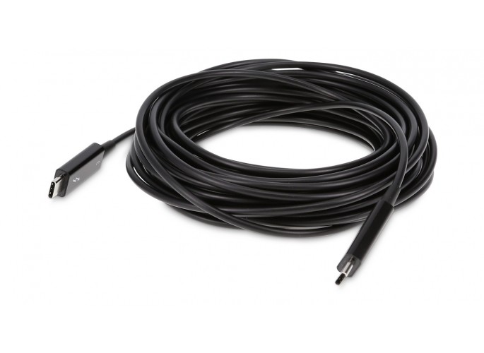 LMP Thunderbolt 3 (USB-C) Optical Cable, active, 40 Gbit/s, black, 25 m