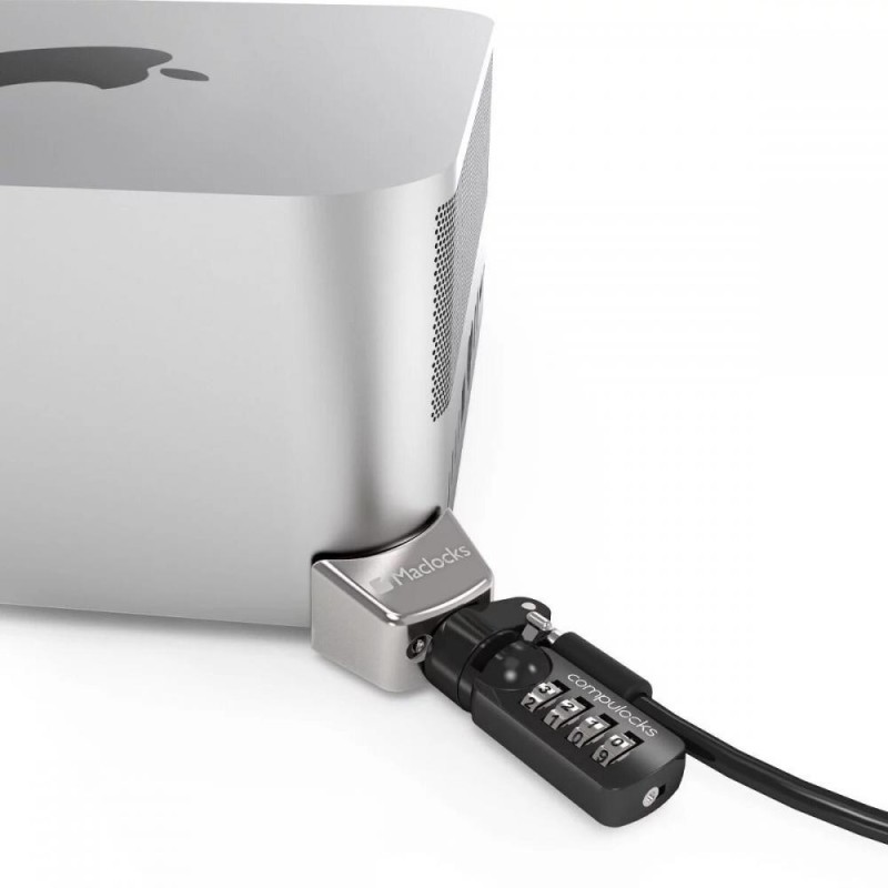 Maclocks Compulocks Mac Studio Combination Cable Ledge Lock