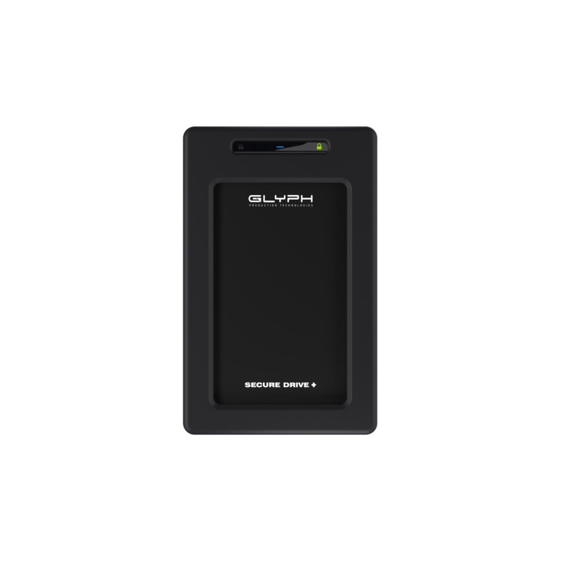 Glyph SecureDrive+ Bluetooth, 4TB Encrypted HDD Drive with Bluetooth, Bus-powered, USB 3.2 Gen1, USB-C & Thunderbolt compatible