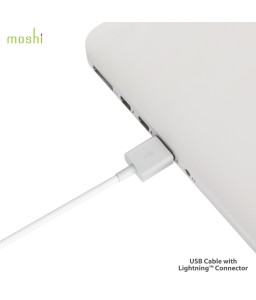 Moshi USB Cable with Lightning Connector White (1m)