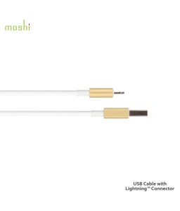 Moshi USB Cable with Lightning Connector Gold (1m)