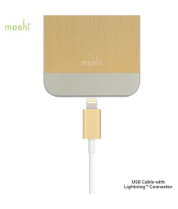 Moshi USB Cable with Lightning Connector Gold (1m)