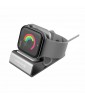 Swissten Aluminum stand for apple watch silver