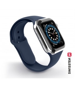Swissten Silicone band for apple watch 38-40 mm navy
