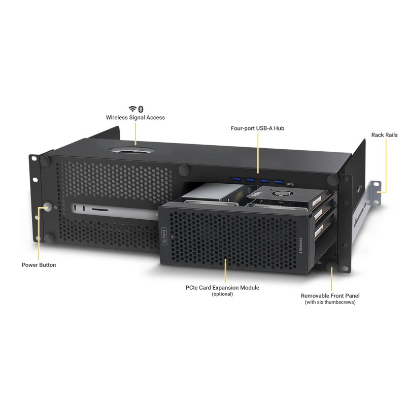 Sonnettech xMac Studio/Echo III Module PCIe Card Expansion + Rackmount Systems for Mac Studios