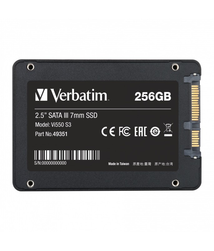 Verbatim Vi550 S3 2.5" SSD 256GB