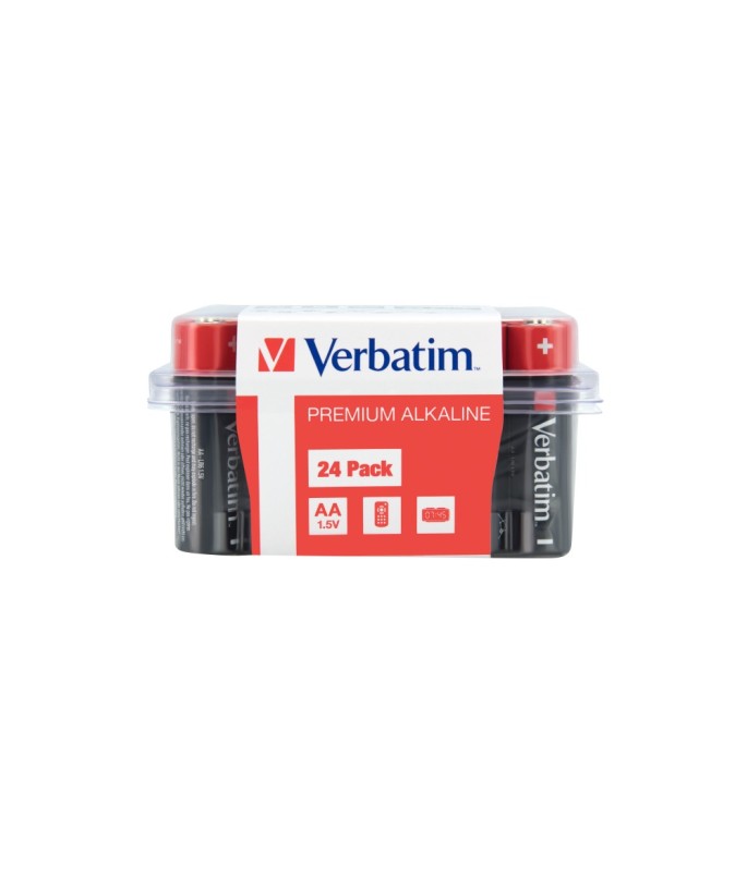 Verbatim ALKALINE BATTERY AA 24 PACK (BOX)