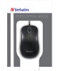 Verbatim Silent ooptical USB-A mouse, black, 1,5 m cable