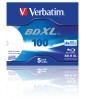 Verbatim BD-R XL 100 GB 4x Wide White Inkjet Printable Surface Hard Coat (5 Pack)