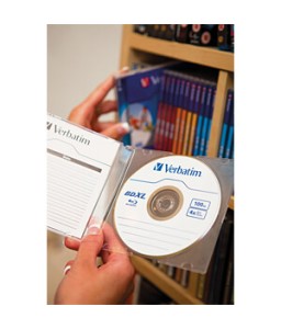 Verbatim BD-R XL 100 GB 4x Wide White Inkjet Printable Surface Hard Coat (5 Pack)