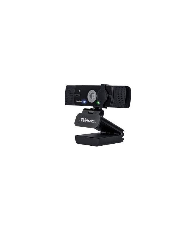 Verbatim Webcam-03 Ultra Hd 4k Autofocus Webcam With Dual Microphone